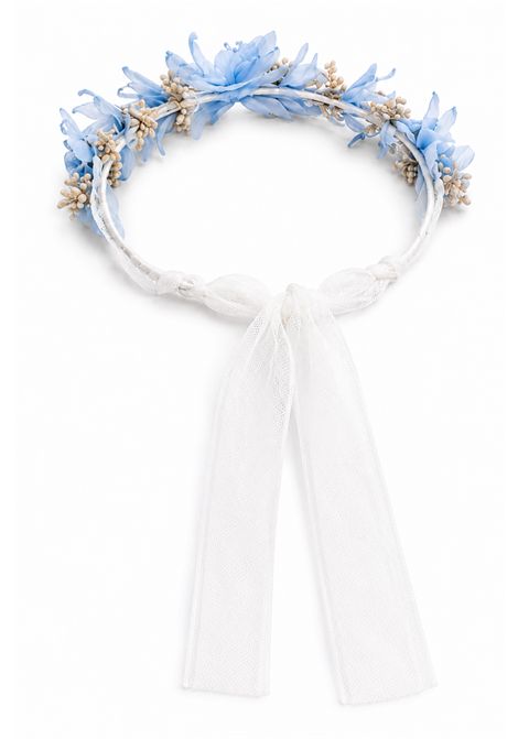 Coroncina con fiori applicati AMAYA KIDS | 633318C0003